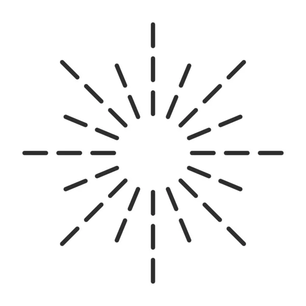 Ikona Světelného Protržení — Stockový vektor