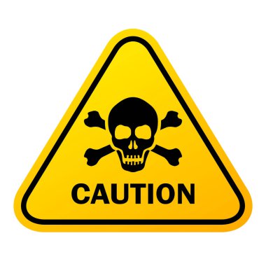 Dikkat üçgen vektör işareti