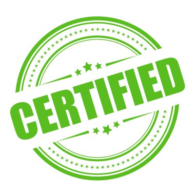 Onaylı vektör iş damgası