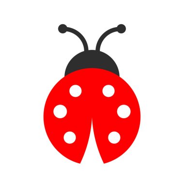 Lady bug vektör simgesi