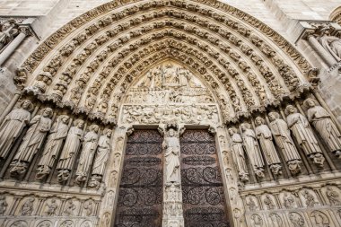 Notre-Dame Katedrali Paris, Fransa için giriş