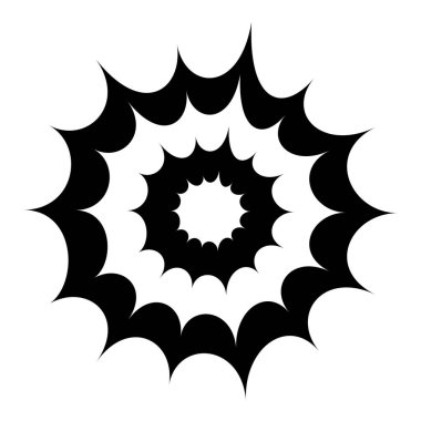 Patlama vektör simgesi