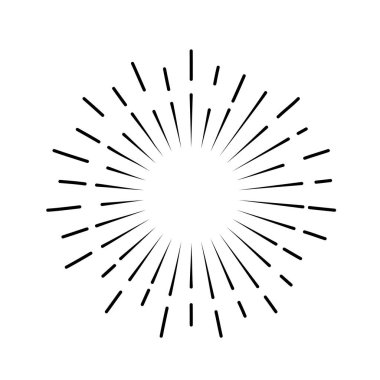 yıldız patlaması vektör simgesi