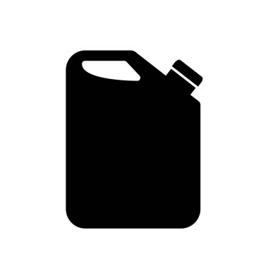 Tüp siluet vektör simgesi