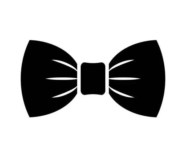 Bow Tie Vector Icon White Background — Stock Vector