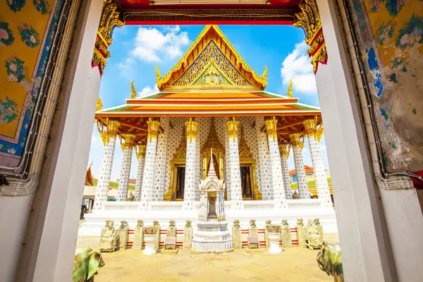 Wijding Hall Van Wat Arun Tempel Bangkok — Stockfoto