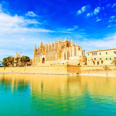Palma de Mallorca Katedrali, İspanya seyahat fotoğrafı