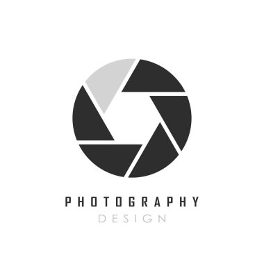Soyut fotoğraf vektör logosu