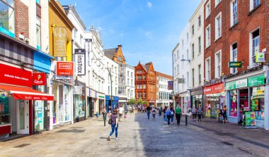 Dublin, İrlanda 'da Grafton Caddesi