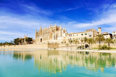 Majestic Palma de Mallorca Katedrali, İspanya seyahat fotoğrafı