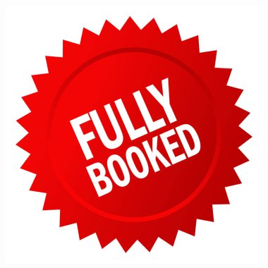 Fully booked star icon isolated on white background clipart