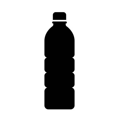 şişe vektör simgesi beyaz arkaplanda izole edildi