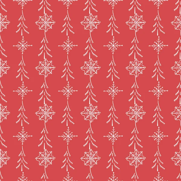 Fondo Del Árbol Navidad Sin Costuras Adorno Del Árbol Navidad — Archivo Imágenes Vectoriales