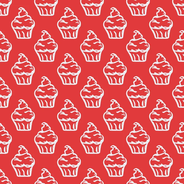 Seamless candy pattern. Sweets and candy background. Doodle vector illustration with sweets and candy icons