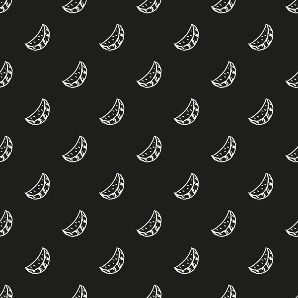 シームレスなスイカパターン スイカでベクトルドアイラスト スイカの模様 — ストックベクタ