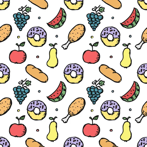 Kusursuz yemek kalıbı. vektör gıda arkaplanı