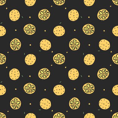 Kusursuz turuncu desen. Renkli portakal arkaplanı