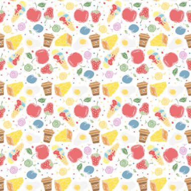 Kusursuz yemek kalıbı. vektör gıda arkaplanı