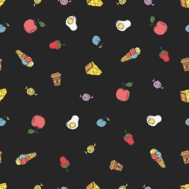 Kusursuz yemek kalıbı. vektör gıda arkaplanı