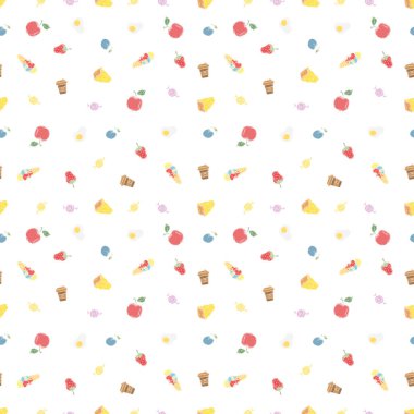 Kusursuz yemek kalıbı. vektör gıda arkaplanı