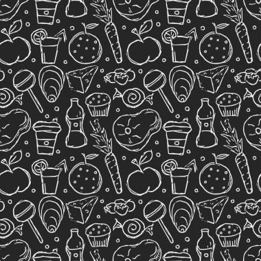 Kusursuz yemek geçmişi. Yemek kalıbı çiziliyor