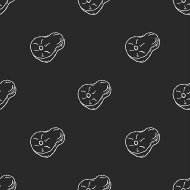 Kusursuz biftek deseni. Çizilmiş et arkaplanı