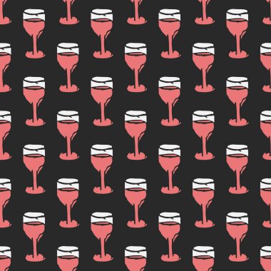 Kusursuz şarap kalıbı. Alkollü vektör çizimi. şarap arka planı