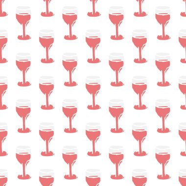 Kusursuz şarap kalıbı. Alkollü vektör çizimi. şarap arka planı