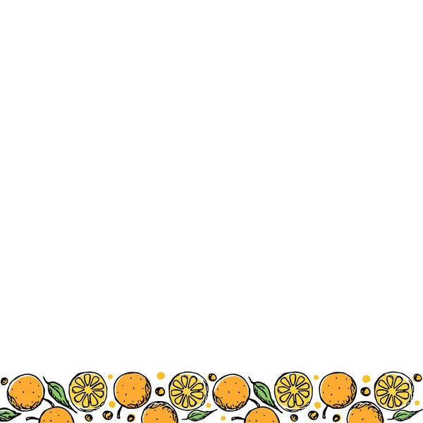 橘子框架 橙色水果色泽背景 — 图库照片