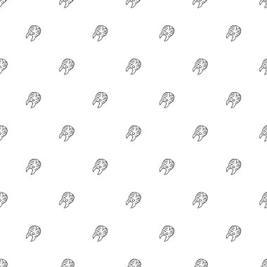 Kusursuz balık deseni. Balık arka planı çizilmiş. Deniz ürünleri illüstrasyonu