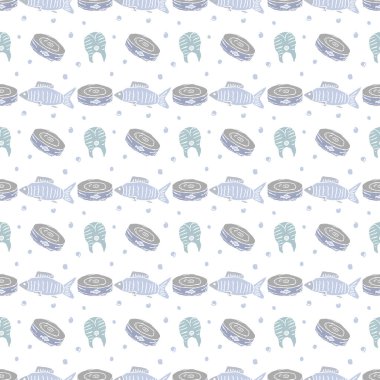 Renkli deniz ürünleri deseni. Deniz mahsulleri arkaplanı