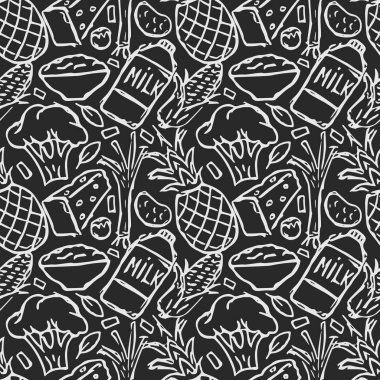 Sağlıklı beslenme düzeni. Sağlıklı gıda geçmişi çizilmiş