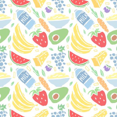 Sağlıklı beslenme düzeni. Sağlıklı gıda geçmişi çizilmiş