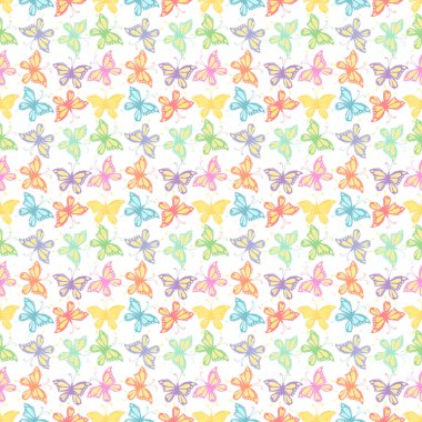 Kusursuz kelebek deseni. Kelebek arkaplanı çizildi