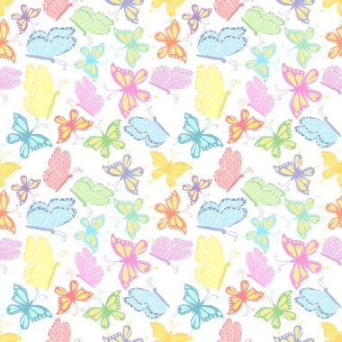 Kusursuz kelebek deseni. Kelebek arkaplanı çizildi