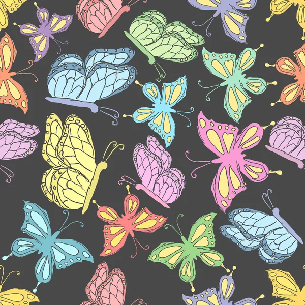 Бесшовный Рисунок Бабочки Рисунок Фона Бабочки — стоковое фото