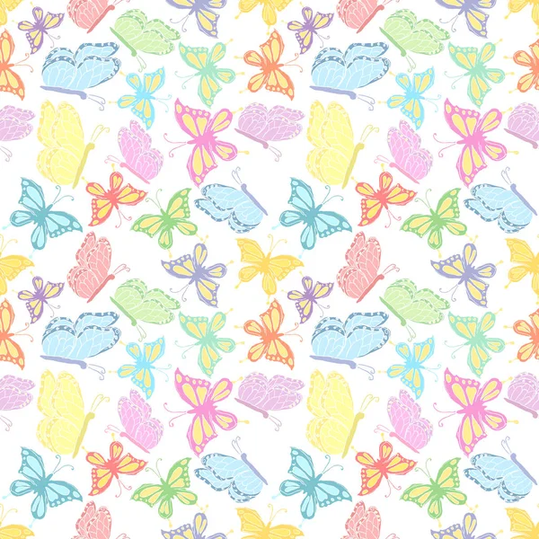 Бесшовный Рисунок Бабочки Рисунок Фона Бабочки — стоковое фото