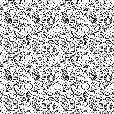 Kusursuz yemek kalıbı. Karalama yemek arka planı