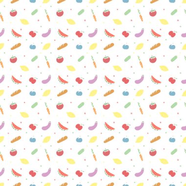 Kusursuz yemek kalıbı. Karalama yemek arkaplanı çiz