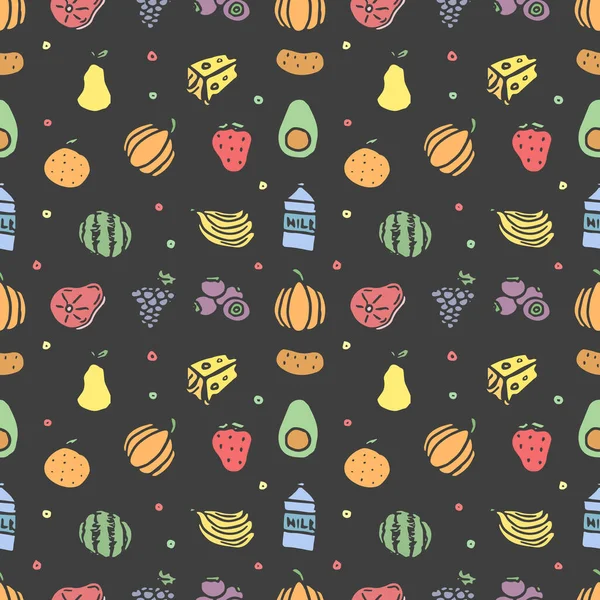 Kusursuz yemek kalıbı. Karalama yemek arkaplanı çiz