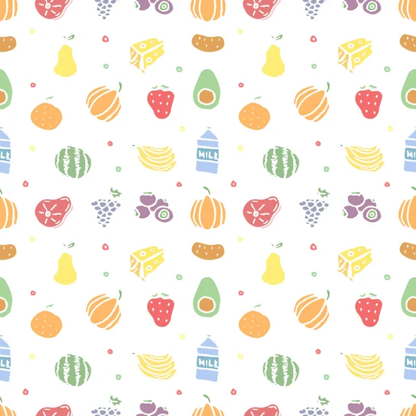 Kusursuz yemek kalıbı. Karalama yemek arkaplanı çiz