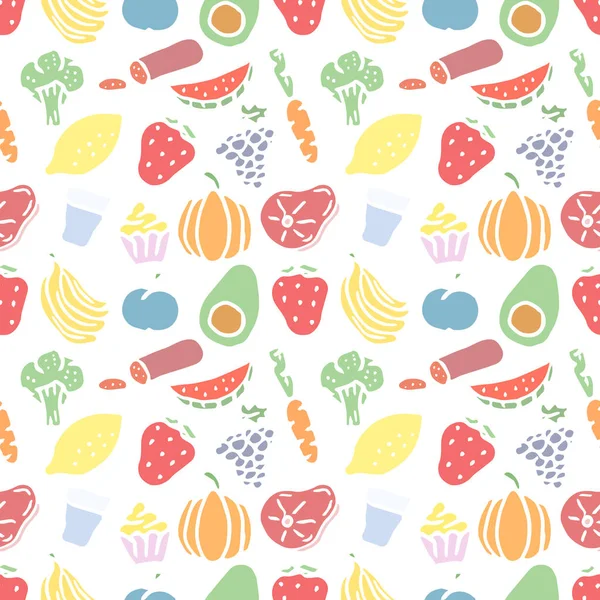 Kusursuz yemek kalıbı. Karalama yemek arkaplanı çiz