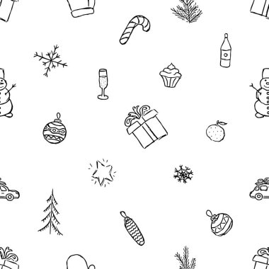 Kusursuz Noel şablonu. Yeni yıl arkaplanı