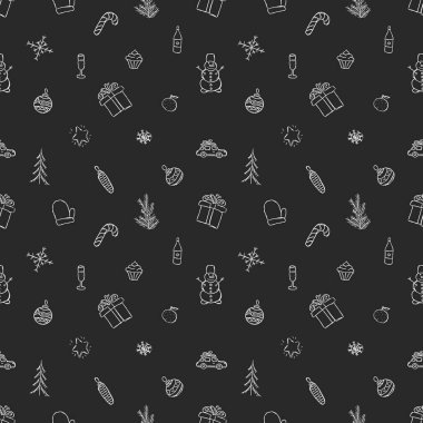 Kusursuz Noel şablonu. Yeni yıl arkaplanı