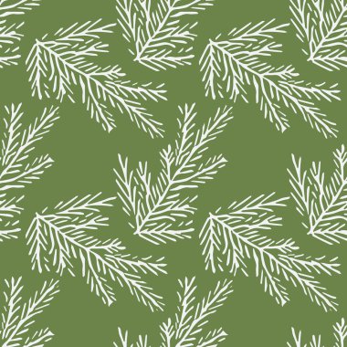 Kusursuz noel ağacı deseni. Yeni yıl geçmişi. Noel ağacıyla karalama çizimi