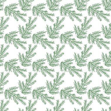 Kusursuz noel ağacı deseni. Yeni yıl geçmişi. Noel ağacıyla karalama çizimi