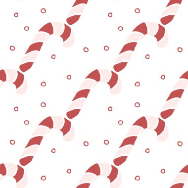 Kusursuz Noel şablonu. Yeni yıl geçmişi. Noel simgeleriyle karalama çizimi