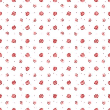 Kusursuz Noel şablonu. Yeni yıl geçmişi. Noel simgeleriyle karalama çizimi