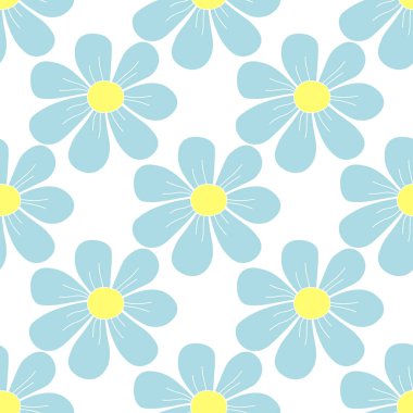 Bahar çiçeği deseni. Çiçeklerle kusursuz desen