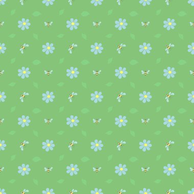 Bahar çiçeği deseni. Çiçeklerle kusursuz desen